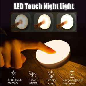 ♥COD♥ Lamp LED Bilik Tidur Tangga USB Rechargeable LED Night Light Wall Cabinet Stick-On Magnet Wireless Light