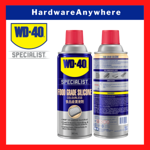 WD40 Food Grade Silicone Lube 360ml - Specially designed for food industry handling application and food processing [ WD-40 Specialist ]