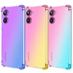 Custodia Yoedge Per Oppo Realme 8/8 Pro 4G – Protezione 360° Con Schermo Integrato, Antiurto, Silicone Nero