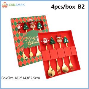 CANAMEK 2 4 6Pcs Bộ dao nĩa hình ngựa con thu nhỏ bộ dao nĩa bằng thép không gỉ sáng tạo bộ quà tặng gồm đĩa và thìa cà phê trà tráng miệng.