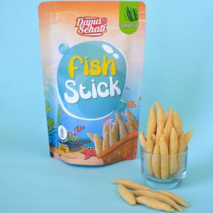 Fish Stick Dapur Sehati Cemilan Anak Sehat Tanpa MSG Bebas Gluten Rasa Roasted Corn Barbeque Seaweed Cemilan Ikan Sehat