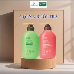 [HCM] Combo Dầu gội và dầu xả bưởi trà COCAYHOALA VIETNAM - Dưỡng Tóc Chắc Khỏe Mềm Mượt Tự Nhiên