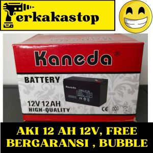 Aki Kering 12AH 12V/Baterai Sepeda Listrik 12 AH KANEDA