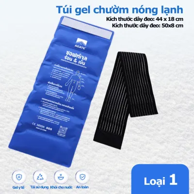 Túi chườm nóng lạnh đa năng -Túi chườm đá gel y tế Dùng sau phẫu thuật chấn thương 45x18cm tái sử dụng