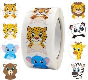 500Pcs per roll Encouragement Reward Stickers Teachers For Kids School Kindergarten Children