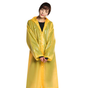 Jas Hujan Ponco Lengan Dewasa Korean Style Bahan Eva Tebal Anti Sobek Fashionable - 301