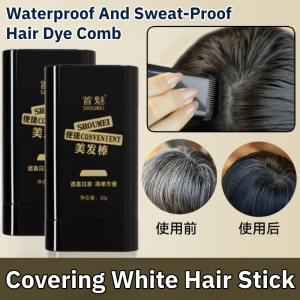 Hair Coloring Comb Gray Coverage/Sensitive Scalp Safe Low-Irritant/Long-lasting Dye/All Ages Women Men/Home Use