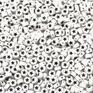 100Pcs 4x7mm Luminous Letter Beads Acrylic Square Round Flat Peach Heart Beads Glow In The Dark Loose Spacer Beads For DIY Couple Bracelet Jewelry Making