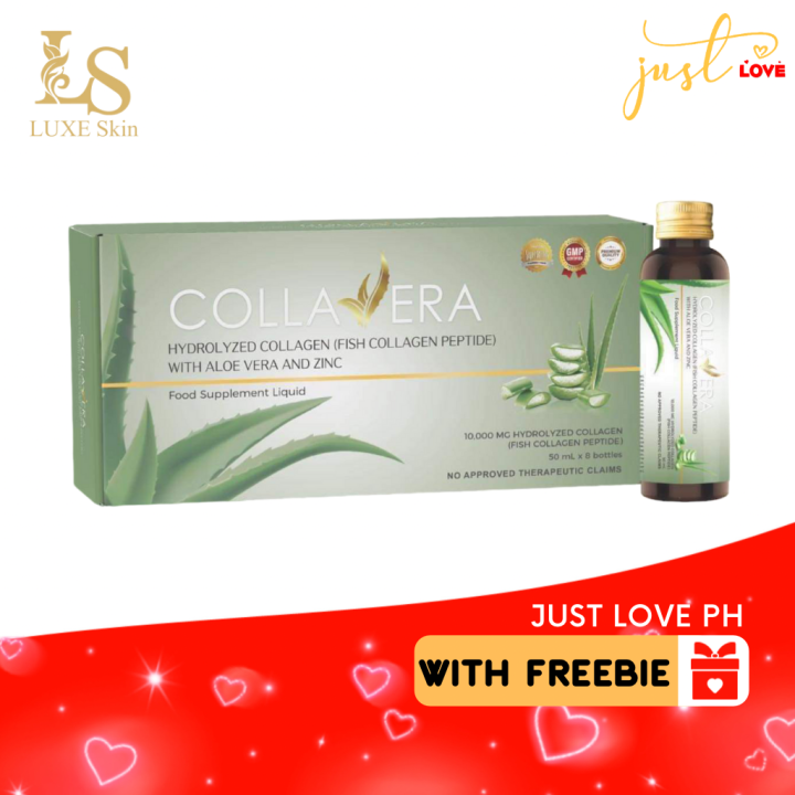 Luxe Skin Collavera (Hydrolyzed Fish Collagen Peptide with Aloe Vera and  Zinc) Aloe Vera Extract For Anti-Aging Zinc-Enriched Skin Nourishment Drink  18 Essential Amino Acids For Skin Repair - Lazada | Lazada