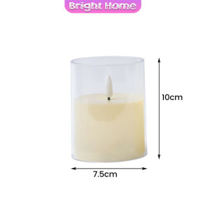 เทียน LED แสงสีส้ม ใช้เป็นพร็อพช่วยสร้างบรรยากาศที่โรแมนติก ใช้ถ่าน 3A ไม่แถมถ่าน led candle light