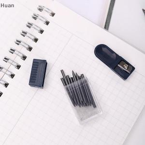 【Special price】Huan 1 Set Mine Compas Pointer Sharpener Pencil Lead Stationery Compass Core With 2mm Manual Office Portable Storage