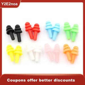 【Y2E2noa】 20Pcs Silicone Ear Plugs Anti Noise Earplugs Comfortable For Study Sleep