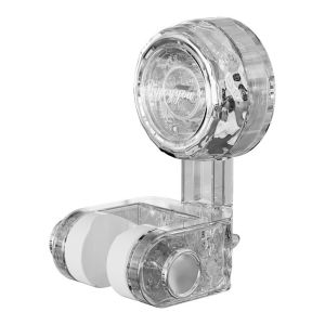 ROZEL Gantungan Shower Toilet WC Akrilik Model Tempel Bisa Lepas dan Tempel Kembali / Rak Gantungan Shower Kamar Mandi Estetik Kuat Kokoh