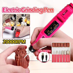 Mini Electric Grinding Set 12V DC Professional Drill Grinder High Speed Electric Grinding Polishing Cutting Engraving Kit