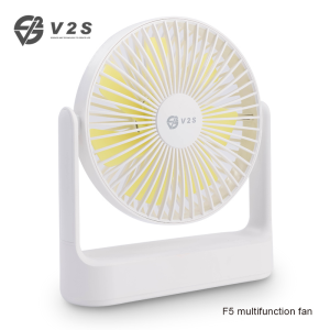 V2S F5 3 in 1 Multifunctional Portable Rechargeable Fan TypeC Charging Fan