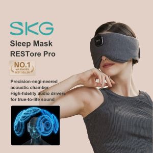 SKG RESTore Pro Sleep Eye Mask Ultimate 100% Light Blockage for Deep Restful Sleep Washable Modal Fabric