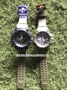 Jam Tangan Pilot Sport TC Pria Army Premium Jam Analog Triple Sensor