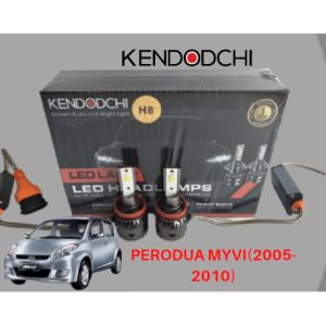 🔥READY STOCK🔥KENDODCHI 2Pcs H8 LED Car Headlight FOR PERODUA MYVI(2005-2010)  product by Malaysia