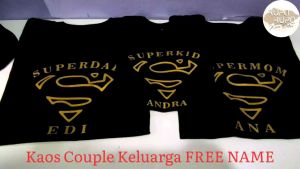 Kaos Keluarga Desain Unik & Kaos Custom Free Name