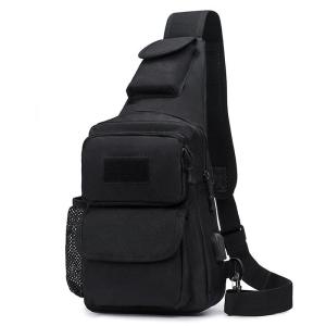 Ando Design High Quality Polyester Single Shoulder Messenger Chest Bag For Men Boys Backpack Waterproof Outdoor Sport Cycling Hiking Camping Casual Sling Bags Handbag