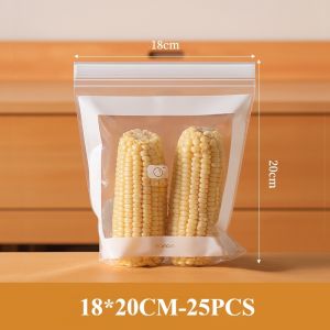 Food Sealing Freshness Bag Thickened Leakproof Food Bag Reusable Kitchen Storage Bag