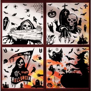 COMBO-Decal HALLOWEEN- Thần chết canh nghĩa địa cùng đàn ma (41)