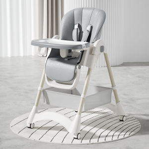 High Chair For Baby Feeding Multifunctional Foldable Dining Chair Adjustable High Chair with Detachable Food Tray