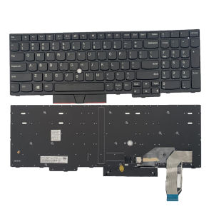(HD1) Bàn phím tiếng Anh Mỹ mới cho ThinkPad E580 E585 E590 E595 L580 L590 T590 FRU 01YP560 01YP720 P52 P72 TP00095A Không có đèn nền Không có con trỏ