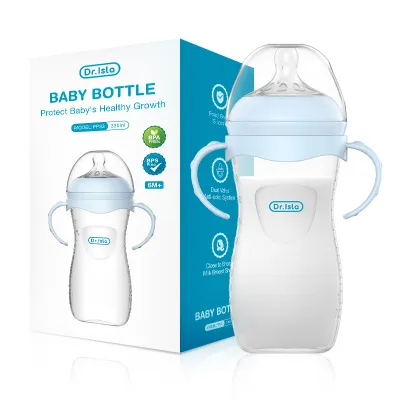 Dr.Isla PPSU Feeding Bottle For Baby Newborn Feeding Anti-Colic Soft and Durable 5oz/11oz PP15