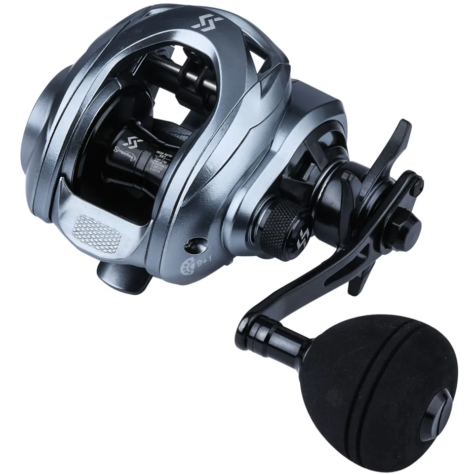 Sougayilang Metal Max Drag 25KG Reel 6+1BB Fishing Trolling Reel