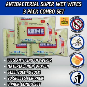 Mop Tisu Pakai Buang Super Wet Wiper Disposable Sheet Floor Wet wipes wiper sheet Best Cleaning Mop Tisu Pengelap Lantai Clean Magik Lap Rambut Habuk Penyapu Wiper  抗菌湿抹纸 湿纸巾地板湿纸巾