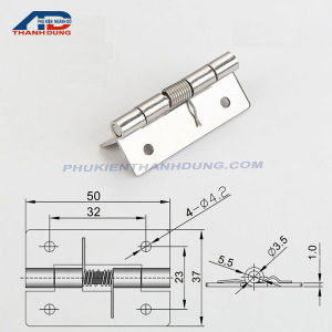 Bản Lề Inox Lò Xo[INOX 201]