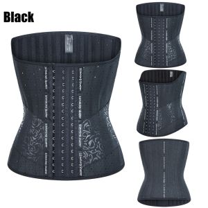 XXS-3XL 25 Steel Bones Latex Breathable Corset ig Waist Trainer Original Girdle belt Shapewear
