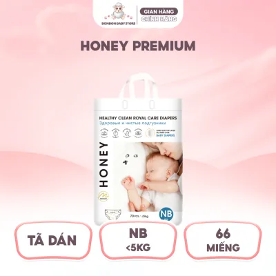 [3 BỊCH] Tã Bỉm Dán/Quần Honey Premium Chính Hãng Đủ Size Cho Bé Thoải Mái 4-20kg