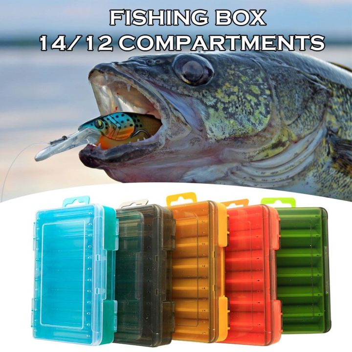 FPASDFC Baits Container Portable Hard Bait Box Fishing Accessories ...