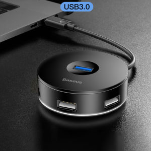Baseus Type-C/USB 3.0 HUB Splitter Expansion Adapter with Power Supply 4 Ports USB 3.0 USB 2.0 for MacBook Laptop PC