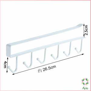 Ayla ราวตะขอแขวนแบบเหล็กเคลือบสี