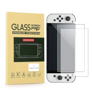 Narsta For Nintendo Switch OLED Console Tempered Glass Screen Protector Hard Packing Scratch Proof