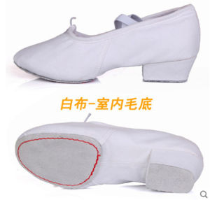 Free Shipping Dance Shoes With Heels For Women New Camel-Colored Soft-Soled Indoor Shoes Specifically Designed For Teachers High-Heeled Shoes For Dance Practice