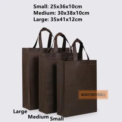 🇲🇾 A4 Size Plain Non Woven Bag Eco Friendly Reuseable Recycle Go Green Shopping Corporate Gift School Murah Beg Kain