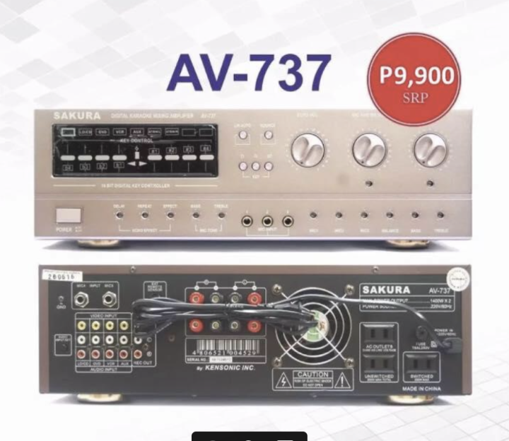 SAKURA AV -737 AMPLIFIER | Lazada PH