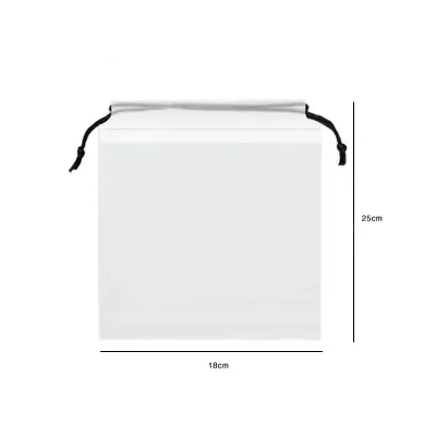 (JIJI.SG X ONES) VALDA Translucent Drawstring Pouch - Travel Bag / Makeup Bag / Gift Bag / Storage / Organizer
