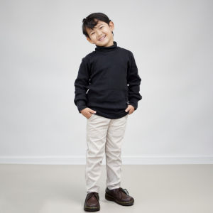 Zweckout Label Celana Panjang Anak Laki Laki Chinos Usia 2 - 12 Tahun Slim Fit Grey