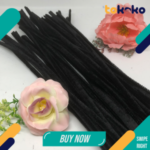 Kawat Bulu Mercy Beludru untuk Bunga Pipe Cleaner Prakarya Untuk Dekorasi dan Hiasan Import Untuk Pakaian