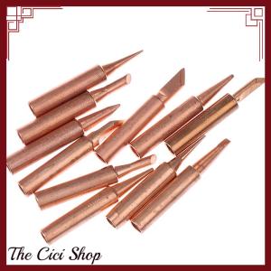[The Cici Shop] 5 6pcs Pure Copper 900M-T Solder Iron Tip Lead-free Solder Tip Welding Head