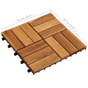 1 VỈ GỖ TỰ NHIÊN DÙNG TRONG NHÀ/NGOÀI TRỜI - TỰ RÁP - LÓT SÀN BAN CÔNG - SIÊU BỀN(HÀNG LOẠI A+ SƠN PHỦ 4 LỚP)