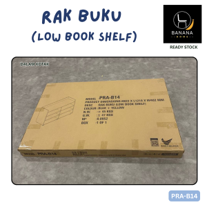 Rak Buku Tadika PRA-B14 | Low Book Shelf | Kids Storage Rack
