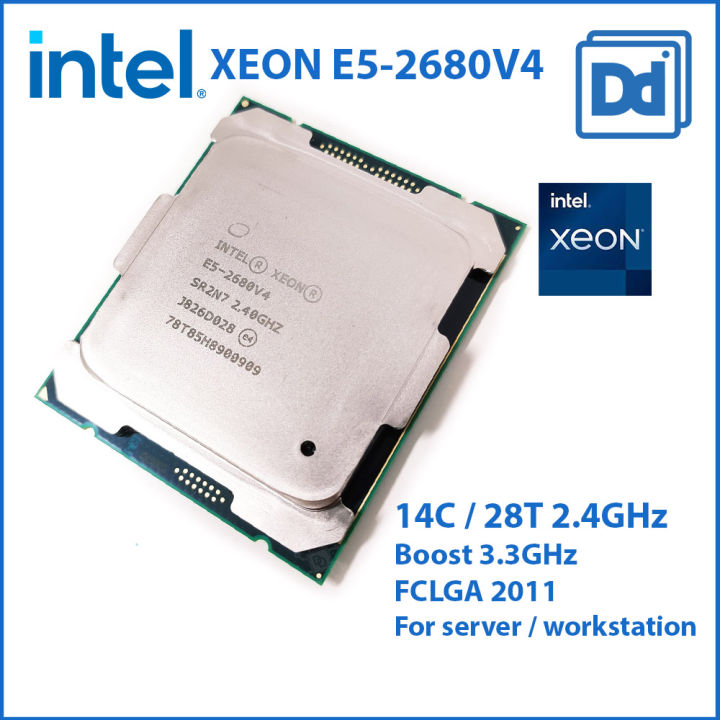 華 CPU intel XEON E5-2680 v4 14c 28t 2.4GHz for Workstation and