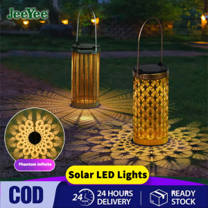【Buy 1 Take  1】JeeYee Solar Light Outdoor Lighting Solar Garden Lights Outdoor Solar Powered Waterproof Decorative Lantern Art Lamp Balcony Decorate Festive Atmosphere Lamp