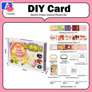 Đồ Chơi Khoa Học Giáo Dục Thẻ Bật Lên 3D Phát Sáng Tự Làm Thẻ Giấy Ma Thuật Thẻ Gấp Gọn Thủ Công 5 Chủ Đề Cho Trẻ Em Quà Tặng Thủ Công